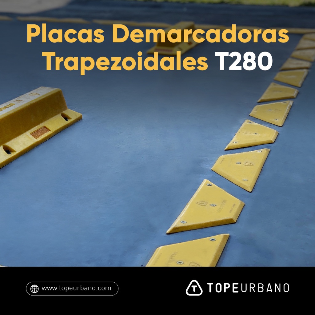 Placa Demarcadora Trapezoidal